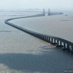 Самый большой трансокеанский мост через залив Ханчжоувань (Китай)